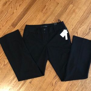 NWT Black slacks contemp. fit. Amanda + Chelsea